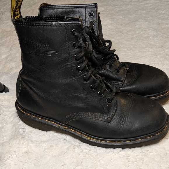 Dr. Martens Shoes - Dr. Marten Black Leather Boot